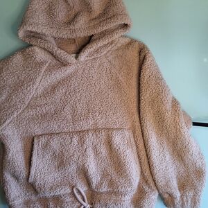 Cozy Soft Pink Sherpa Hoodie